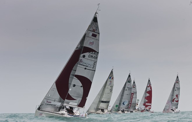 Sailing Arabia - the Tour 2012, leg 1 start © Lloyd Images http://lloydimagesgallery.photoshelter.com/